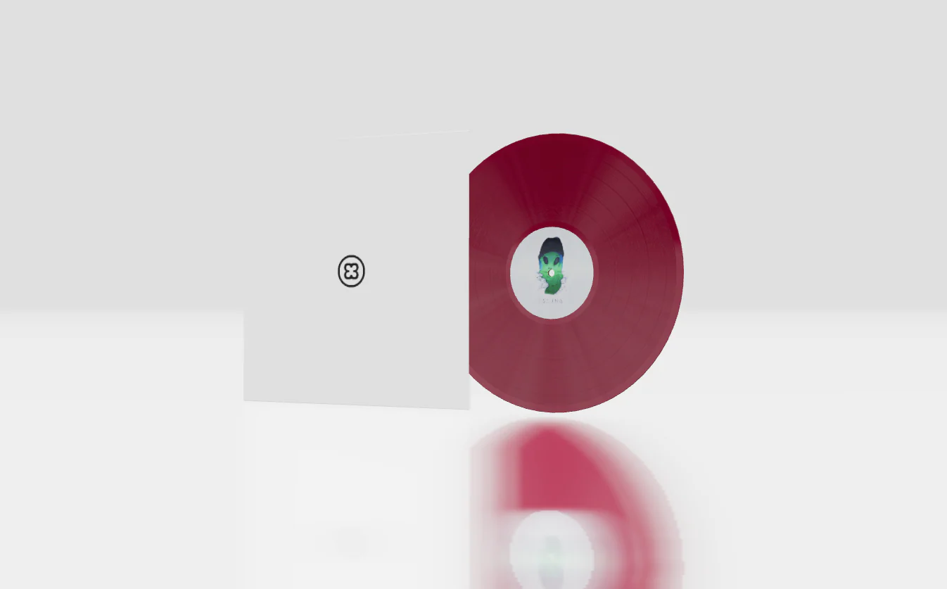 Round + 12" Original + Premium #7d0430 + No cover